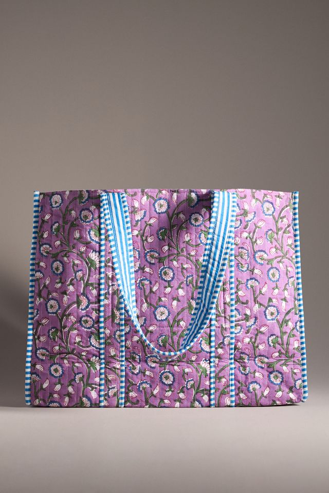 Block Print Tote #1