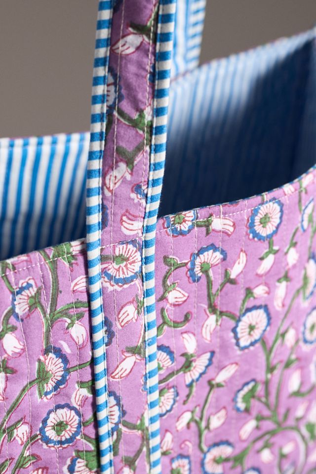 Block Print Tote #2