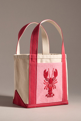 By Anthropologie Beaded Canvas Tote