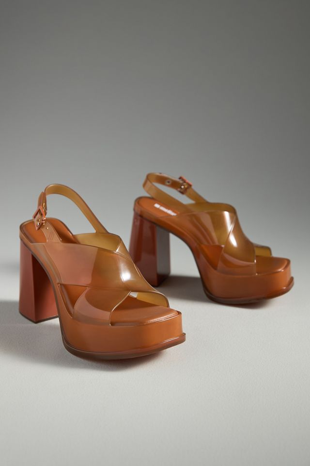 Melissa Dance Heeled Platform Jelly Sandals #1