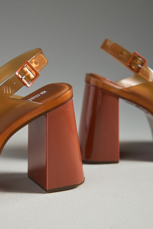 Melissa Dance Heeled Platform Jelly Sandals #2