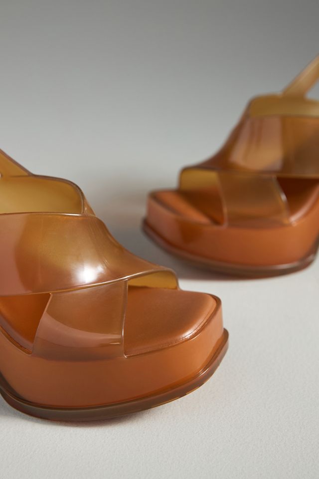 Melissa Dance Heeled Platform Jelly Sandals #3