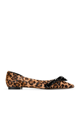 Cole Haan Noella Bow Animal Skimmer Flats In Multicolor