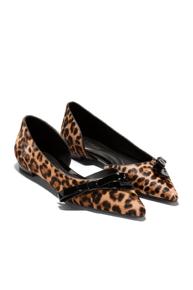 Cole Haan Noella Bow Animal Skimmer Flats #2