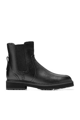 Cole Haan Greenwich Chelsea Booties In Black