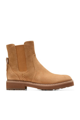 Cole Haan Greenwich Chelsea Booties In Beige
