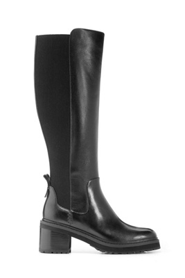 Cole Haan Gema Tall Waterproof Lug Boots In Black