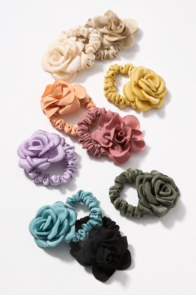 Rose Scrunchies, Set of 3 #1