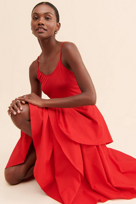 Helene Tiered Maxi Dress | Anthropologie