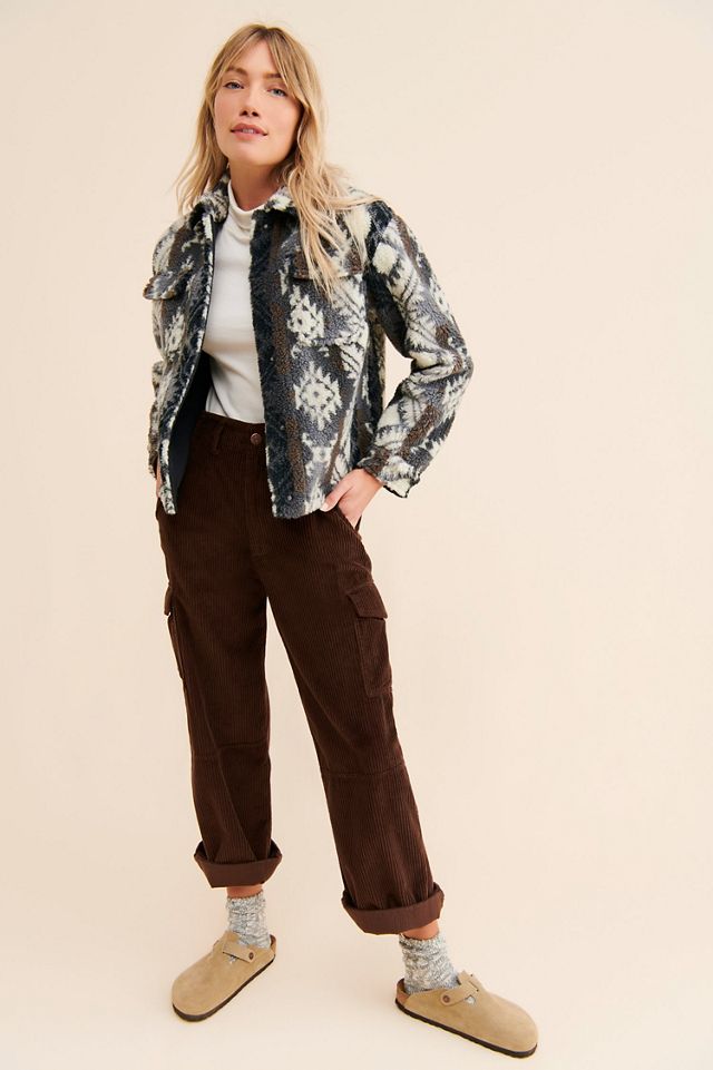Ruby + Ed Printed Sherpa Trucker #3