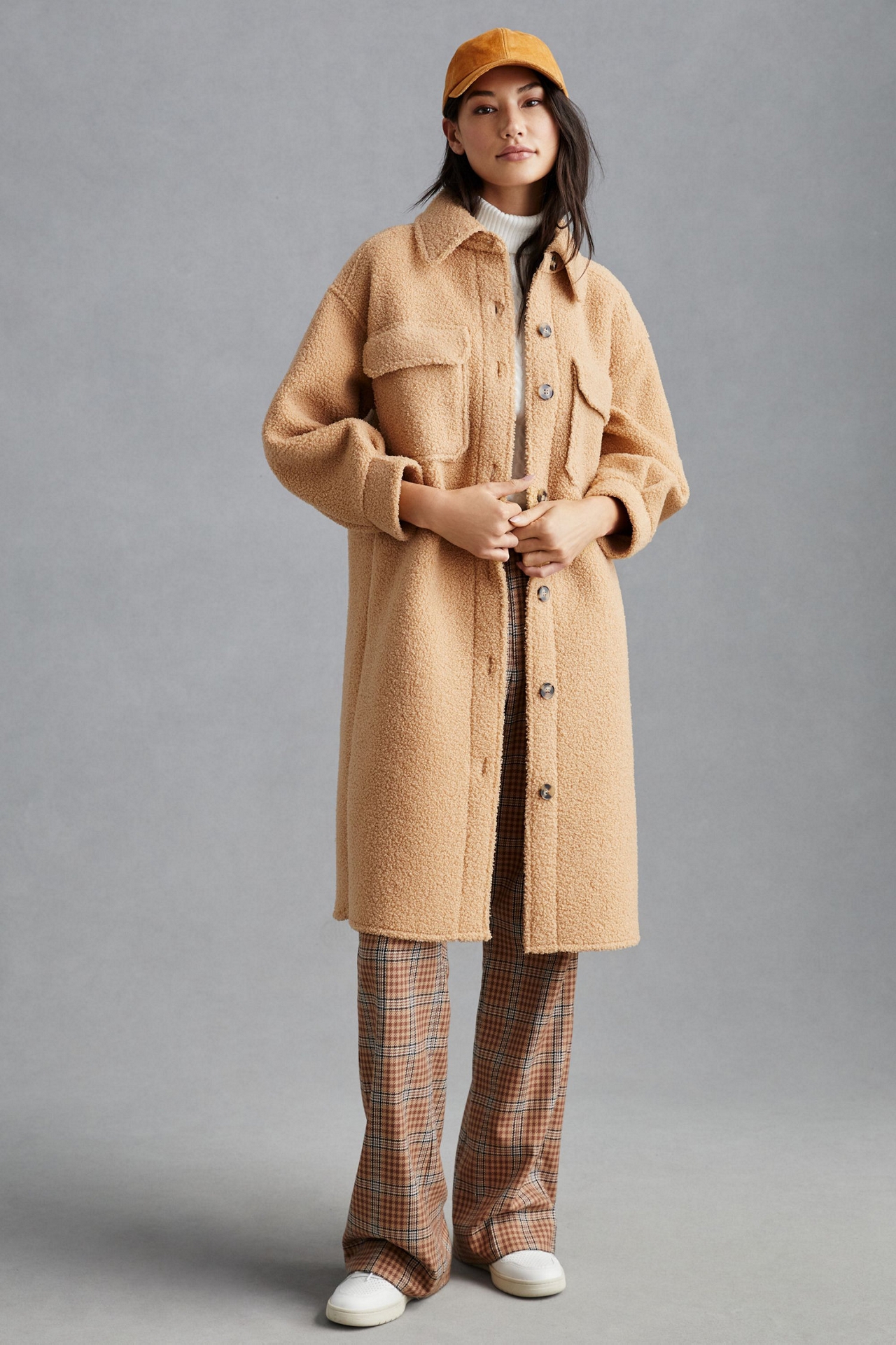 If By Sea Sherpa Oversized Shirt Jacket