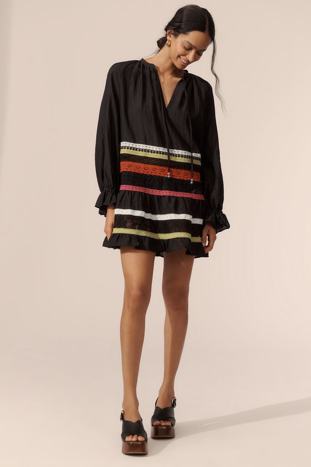 &.Layered Mixed Lace Tunic #2