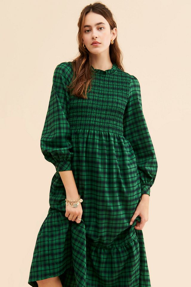 Louche Peppi-Winter Plaid Dress #3