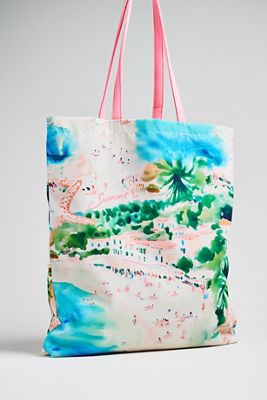 [Anthropologie] キャンバス マーケット トートバッグ Embroidered Canvas Market Tote | Anthropologie