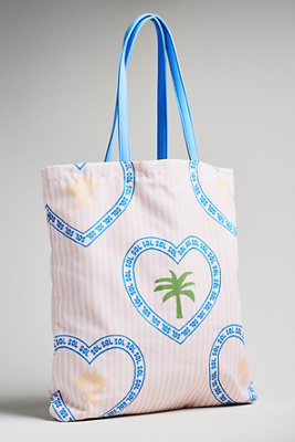 Anthropologie Graphic Canvas Tote In Multi