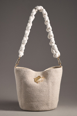 Teiruma Cielo Bucket Bag In White