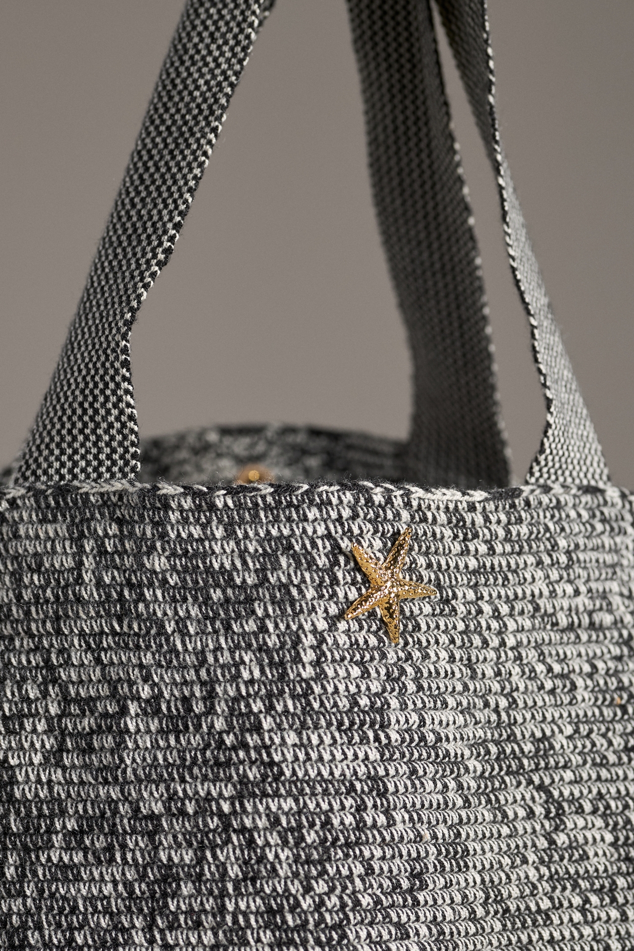 Teiruma XL Woven Knit Tote