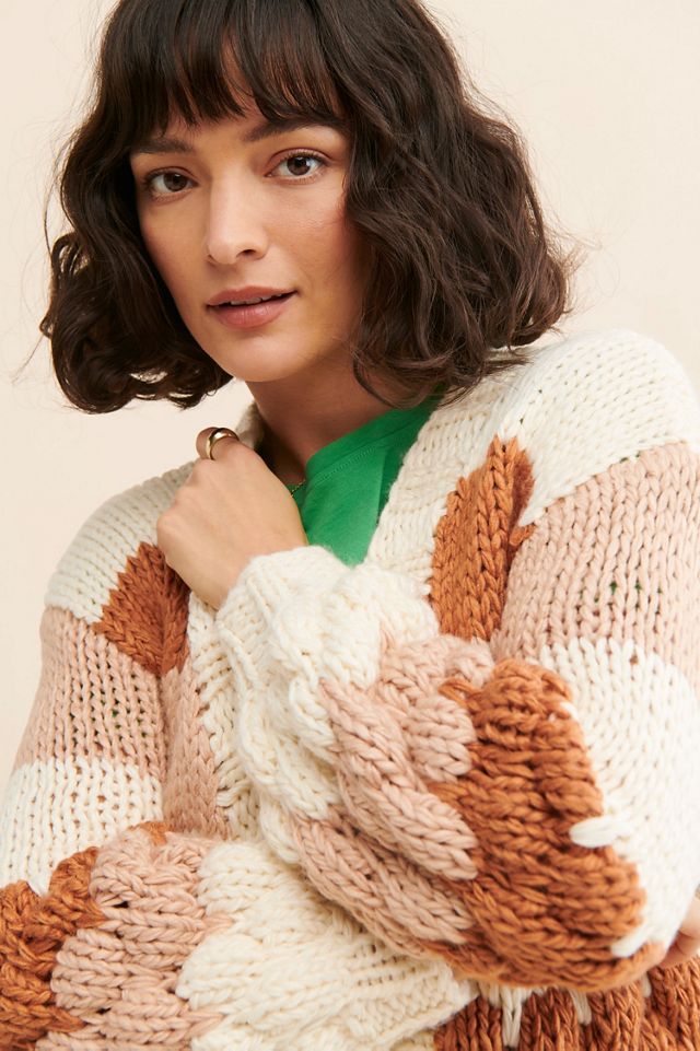 Sadie & Sage Textured Stripe Cardigan #2