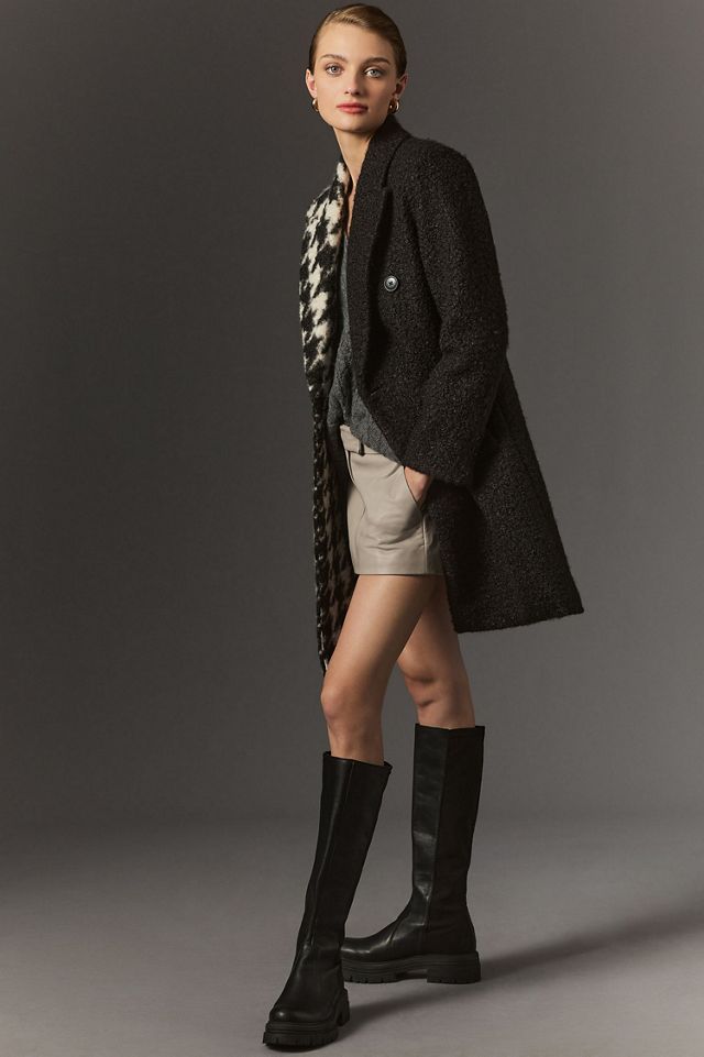 NVLT Colorblock Houndstooth Coat #3