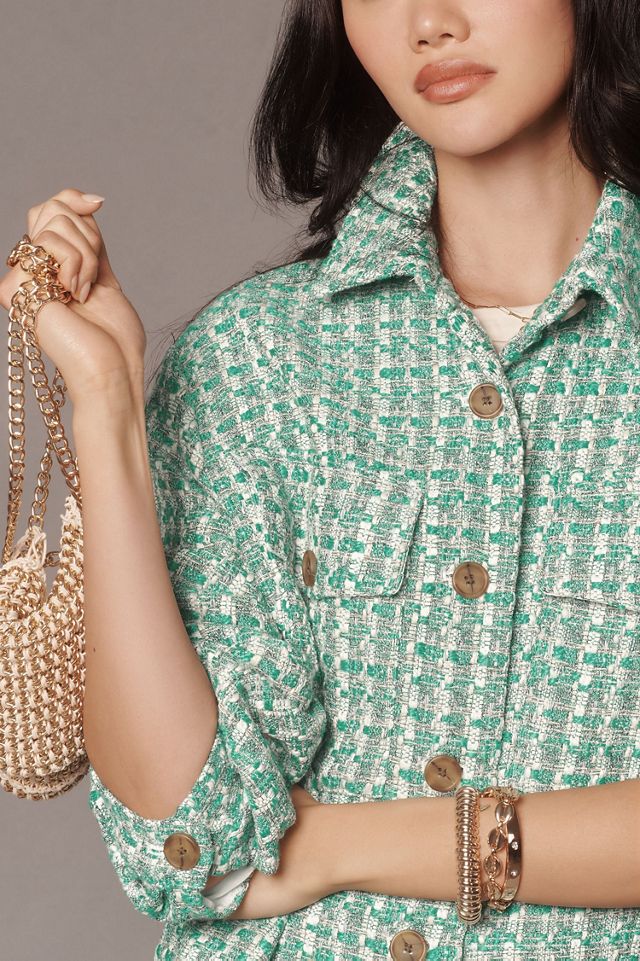 Maeve Tweed Shirt Jacket #2