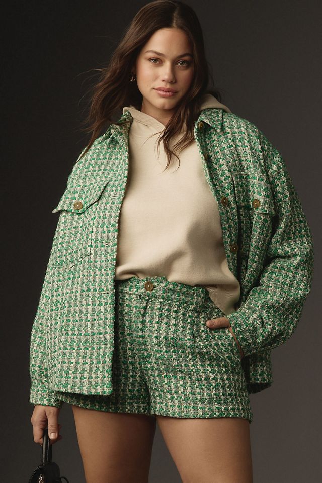 Maeve Tweed Shirt Jacket #3