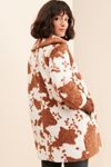 NVLT Cow Print Coat