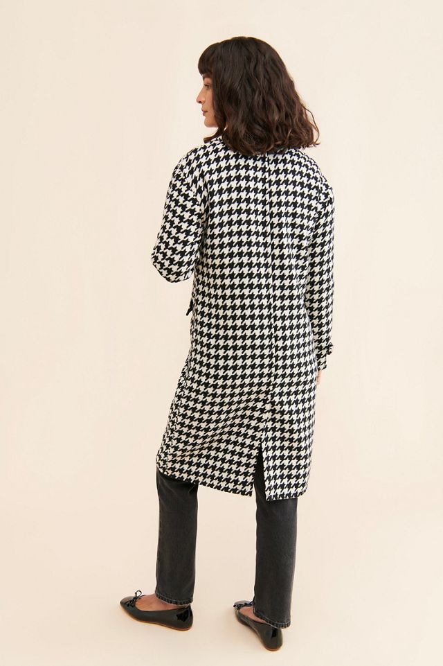 NVLT Houndstooth Double-Breasted Overcoat #1