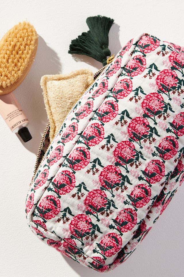 By Anthropologie Printed Cosmetic Bag #1