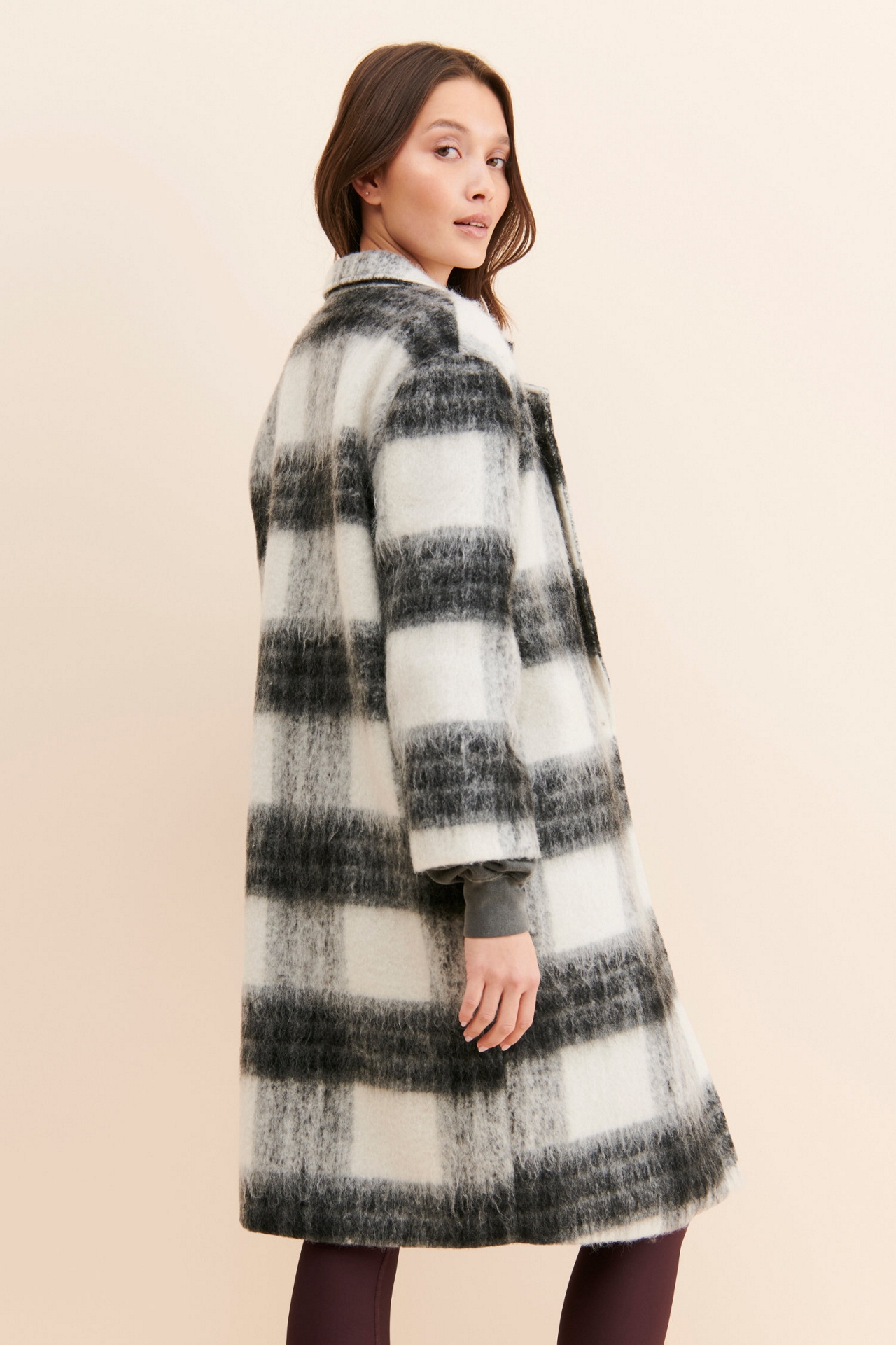 Sage The Label Charlie Plaid Coat