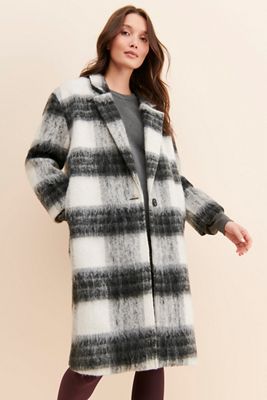 Sage The Label Charlie Plaid Coat