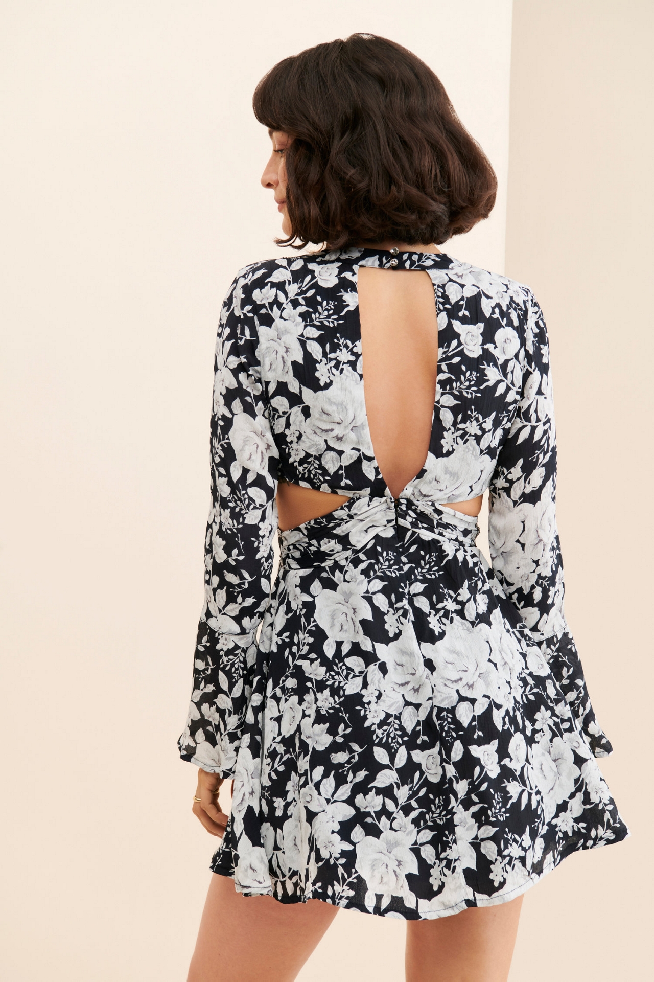 RAHI Flirty Floral Mini Dress