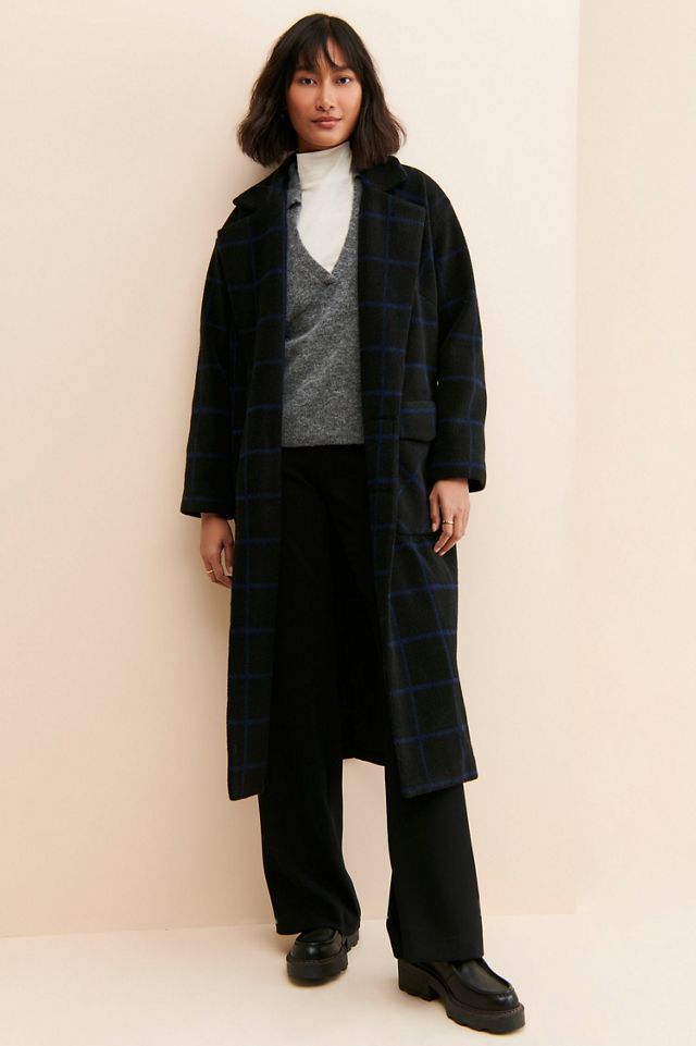 Hutch Oversized Windowpane Printed Overcoat #3