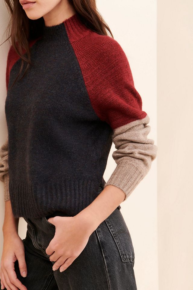 Vigoss Colorblock Mock Neck Pullover #2