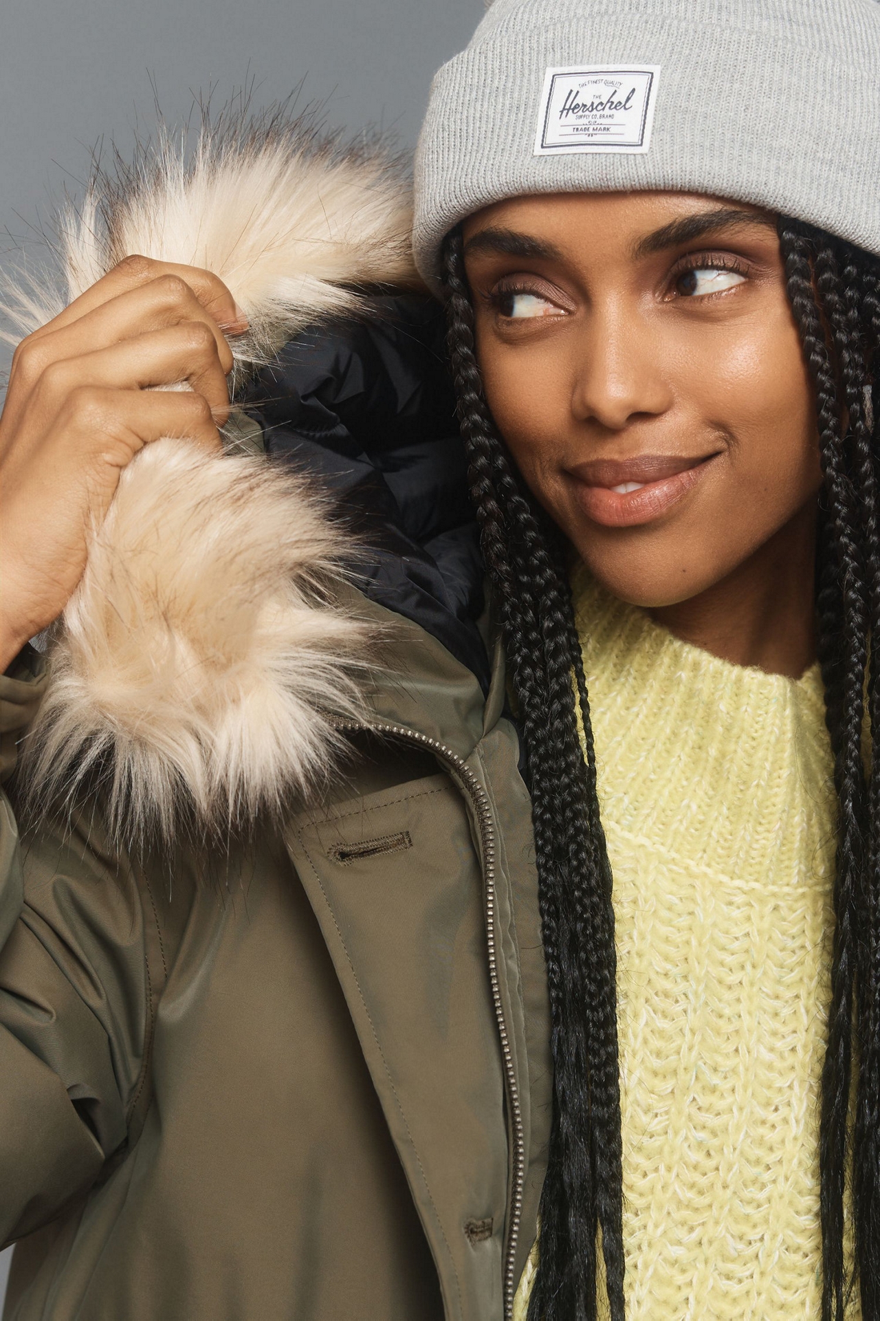 Cropped Hooded Puffer Coat