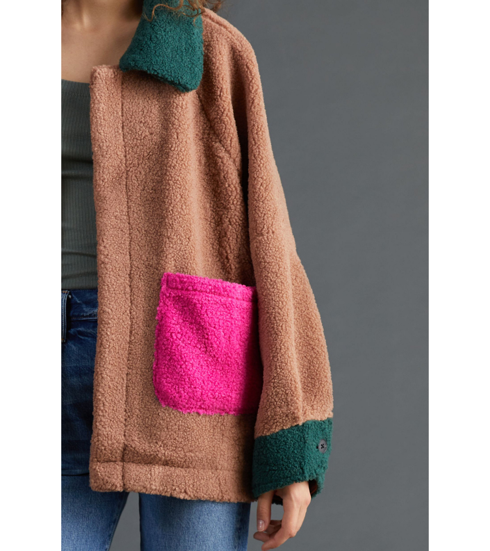 Colorblocked Oversized Jacket — Image 3