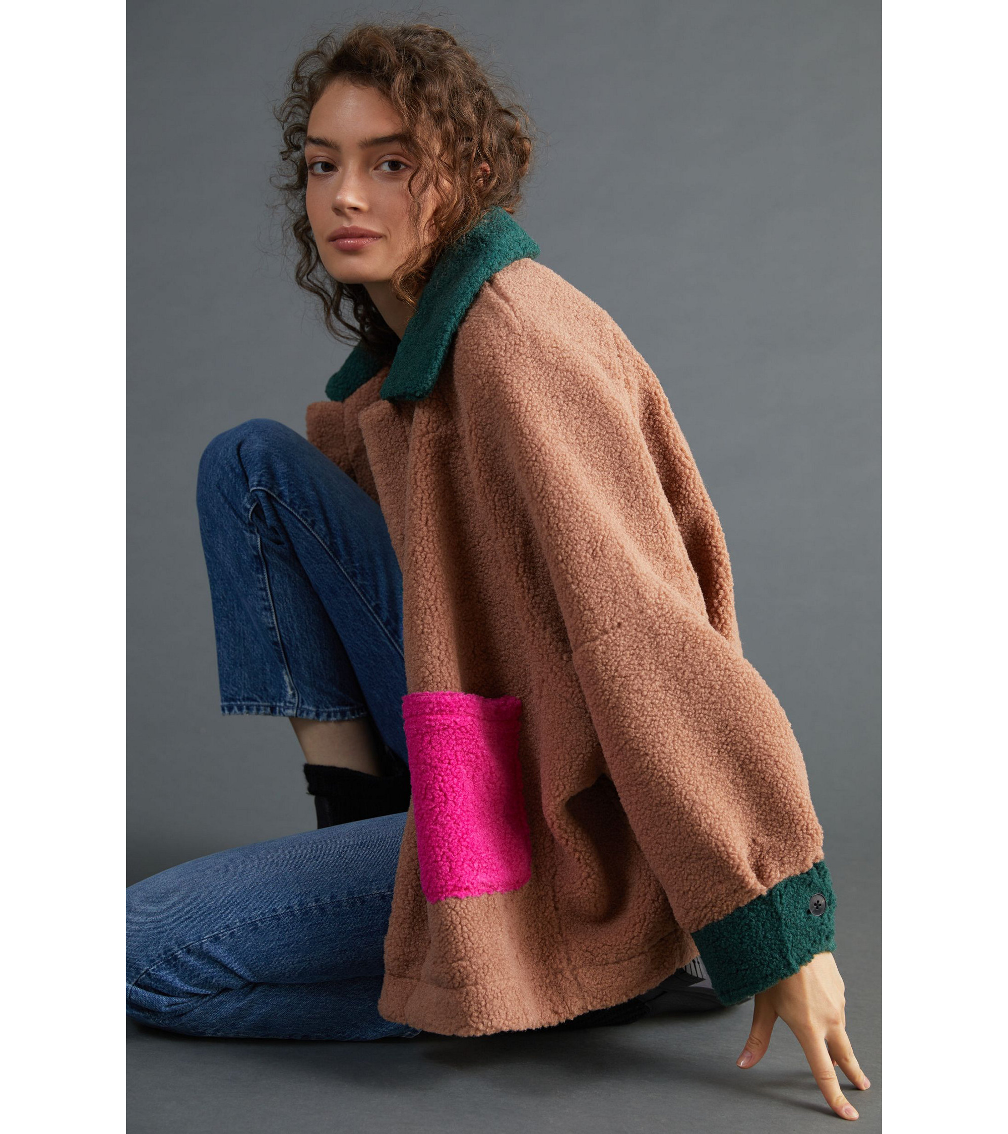 Colorblocked Oversized Jacket — Image 4