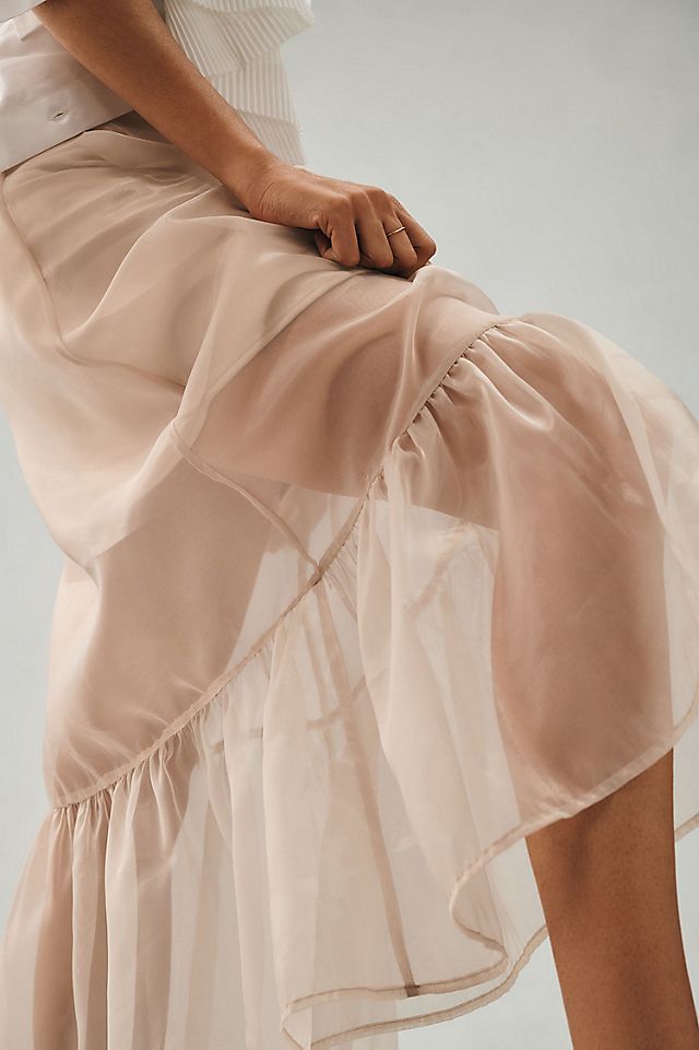 Sheer Organza Skirt | Anthropologie Sheer Organza Skirt | Anthropologie