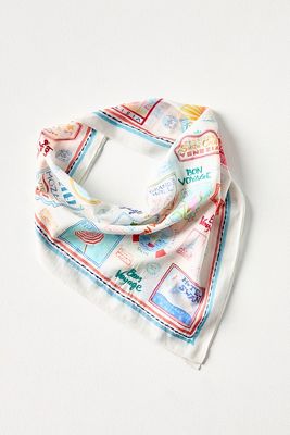 VISMAYA X ANTHROPOLOGIE STAMP ICON SCARF 