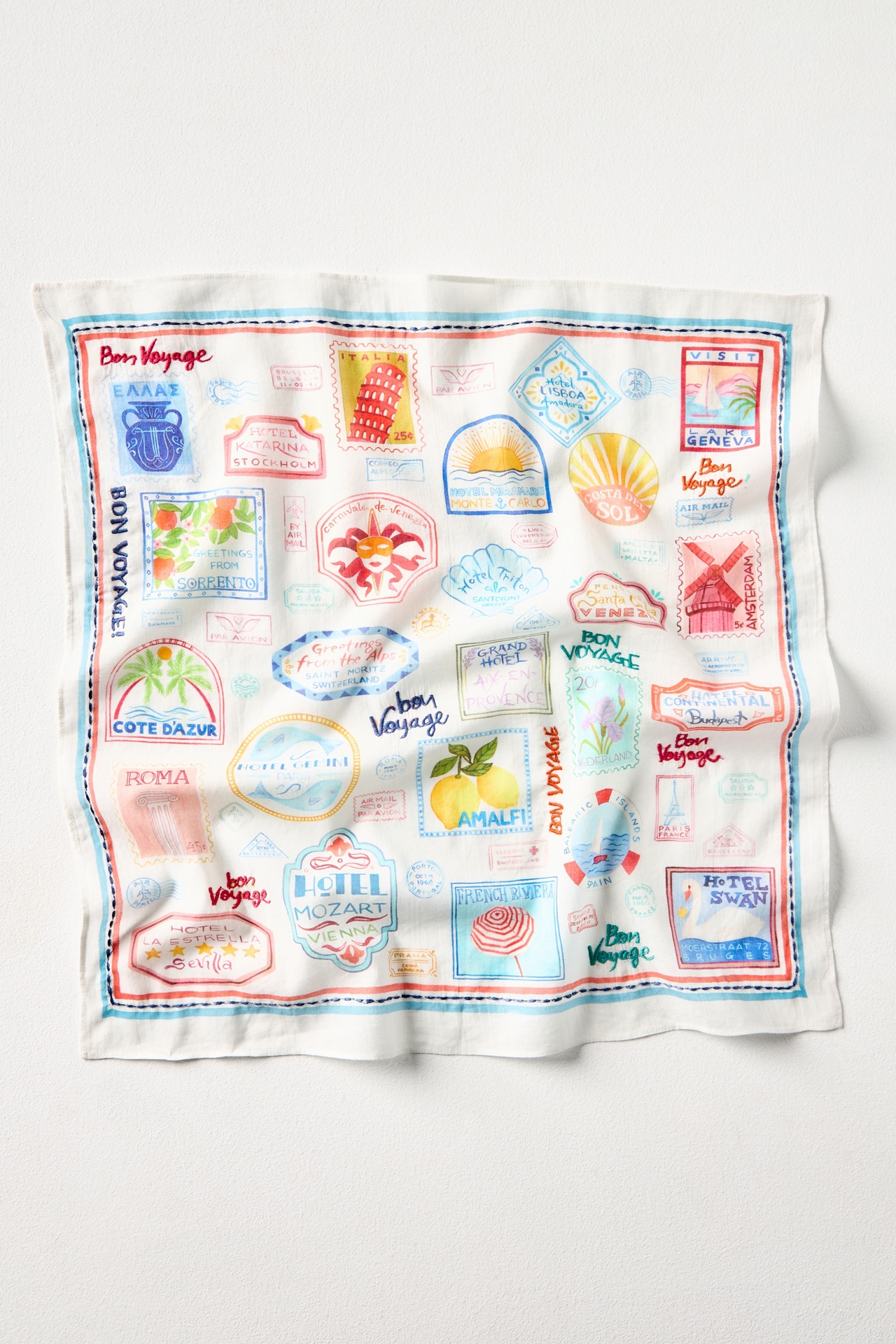 Vismaya x Anthropologie Stamp Icon Scarf