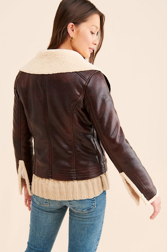 Bernardo Chocolate Moto Jacket #1