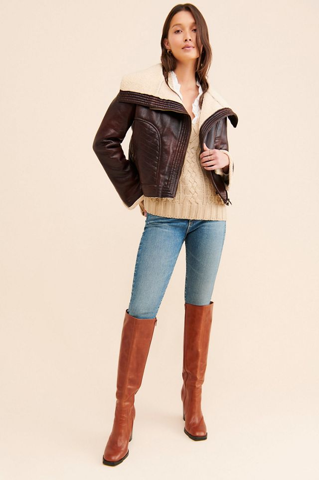 Bernardo Chocolate Moto Jacket #3