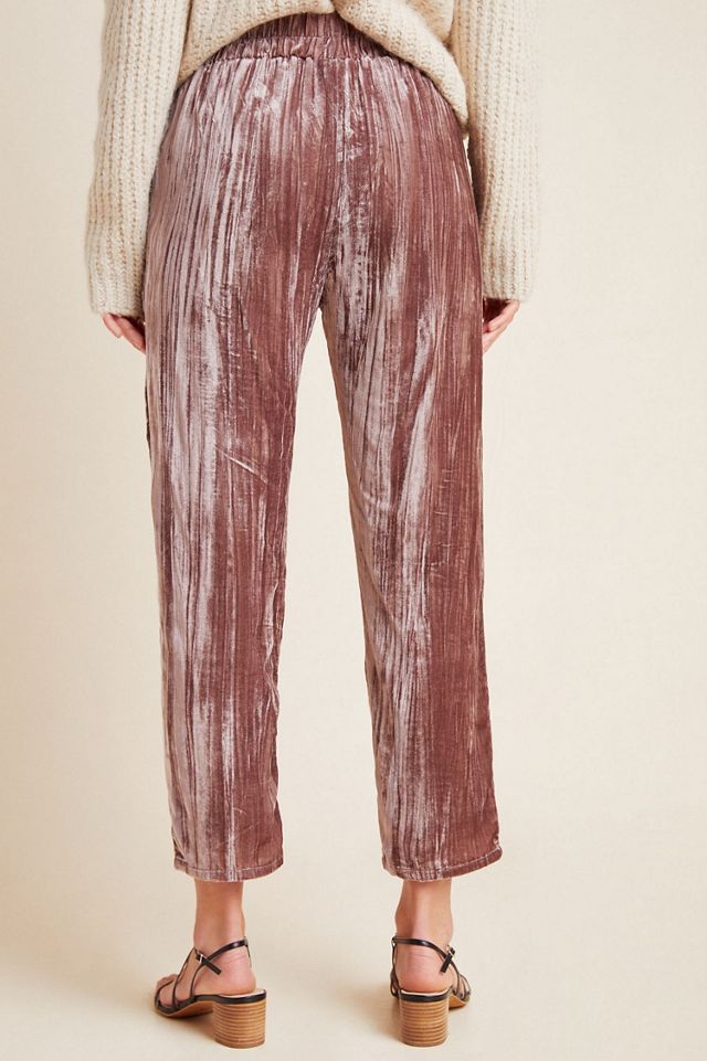 Tina + Jo Josephine Velvet Tapered Trousers #1