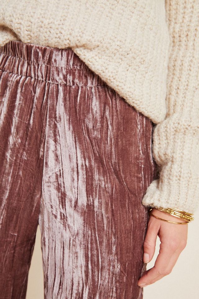 Tina + Jo Josephine Velvet Tapered Trousers #2