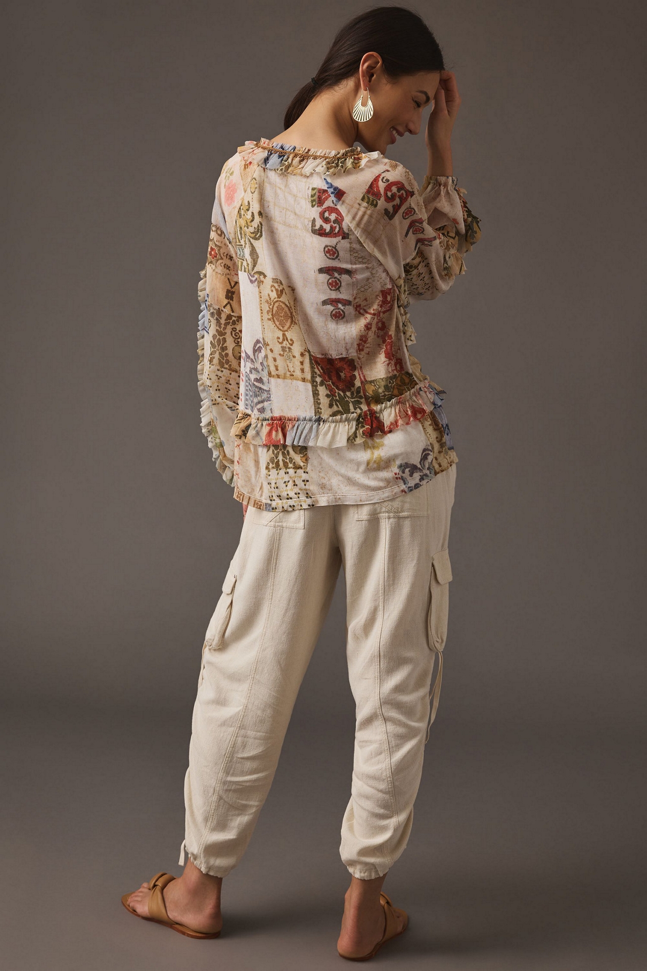 Tiny Ruffled Tunic Top