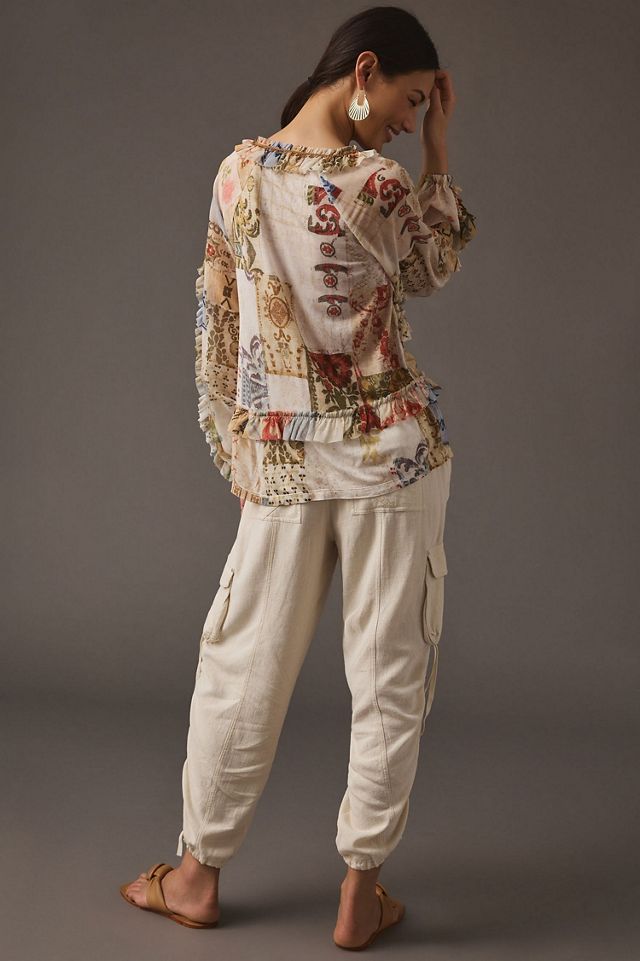 Tiny Ruffled Tunic Top #1