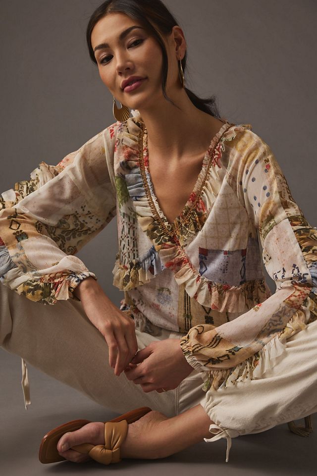 Tiny Ruffled Tunic Top #3