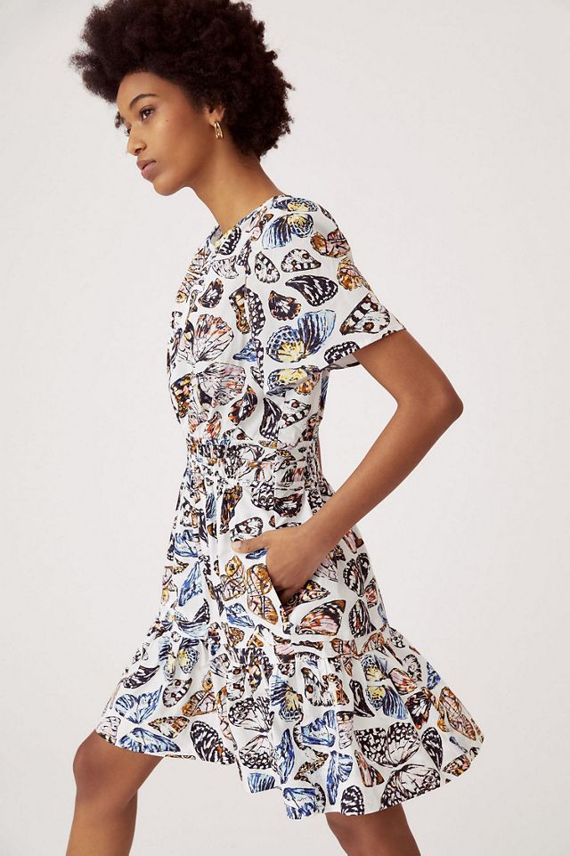 green emerald velvet dress The Somerset Mini Dress: Floral Appliqué Edition – katie + hubbell