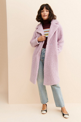 Sadie & Sage Hammond Vegan Shearling Coat | Anthropologie
