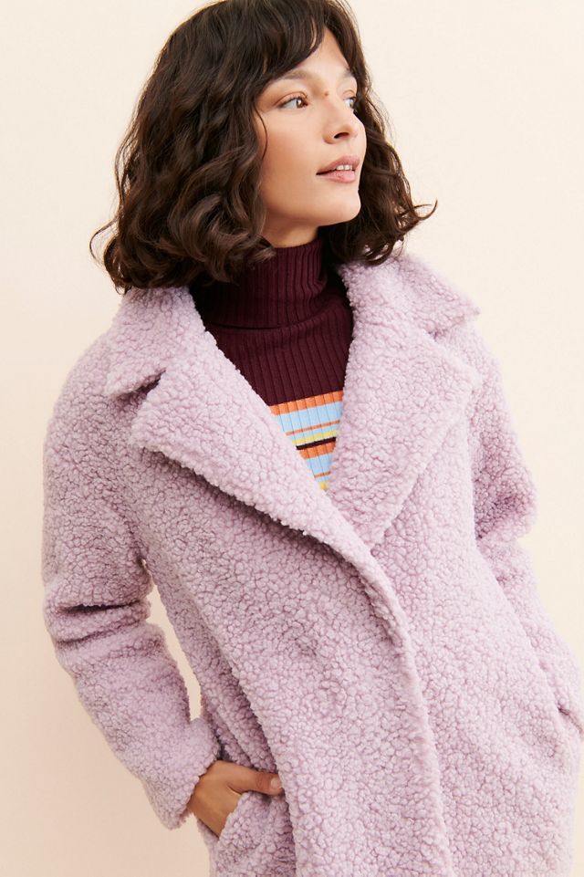 Sadie & Sage Hammond Vegan Shearling Coat #2