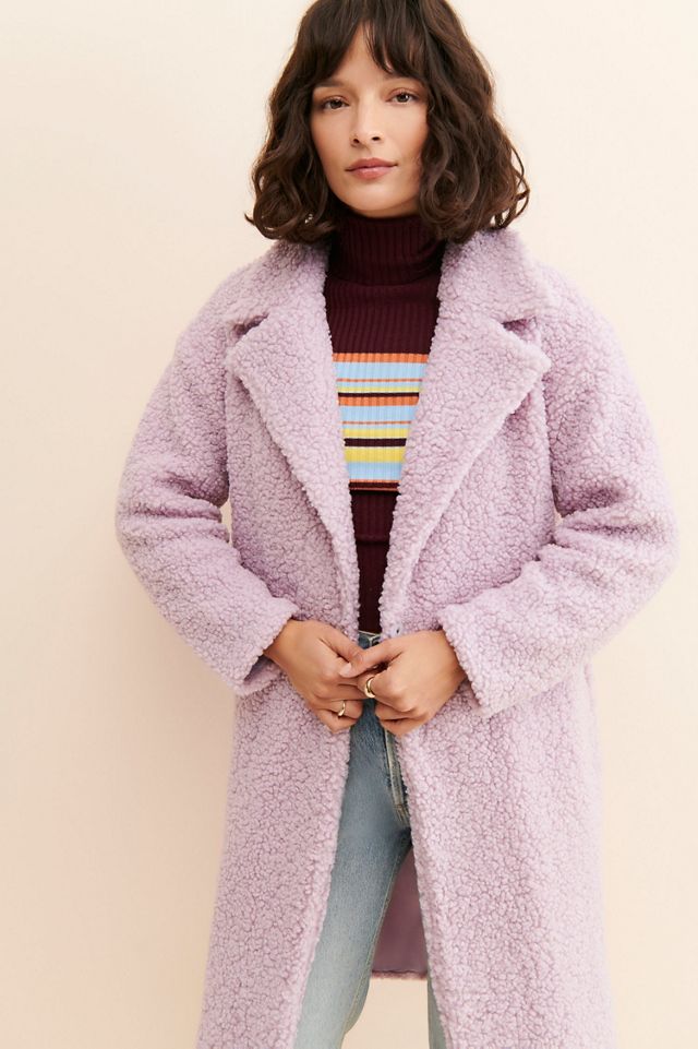 Sadie & Sage Hammond Vegan Shearling Coat #3